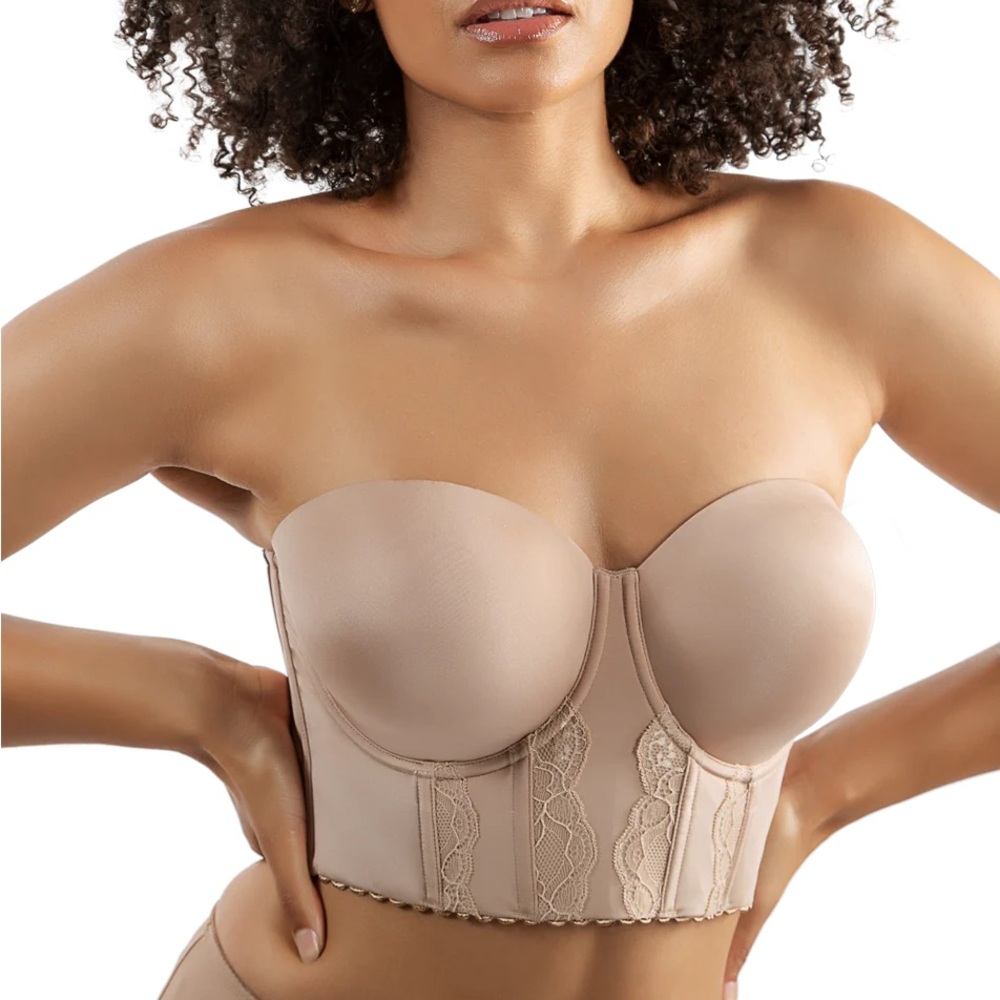 Parfait Strapless Balconette Corset Bra